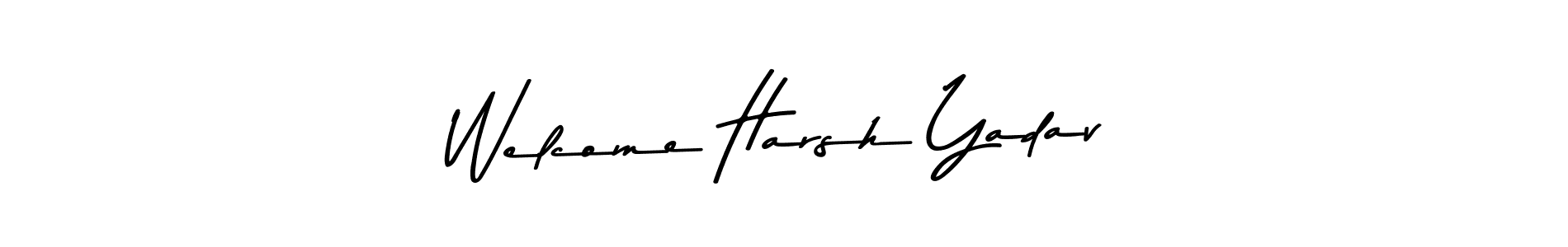 Once you've used our free online signature maker to create your best signature Asem Kandis PERSONAL USE style, it's time to enjoy all of the benefits that Welcome Harsh Yadav name signing documents. Welcome Harsh Yadav signature style 9 images and pictures png