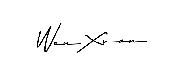 You should practise on your own different ways (Asem Kandis PERSONAL USE) to write your name (Wen Xuan) in signature. don't let someone else do it for you. Wen Xuan signature style 9 images and pictures png