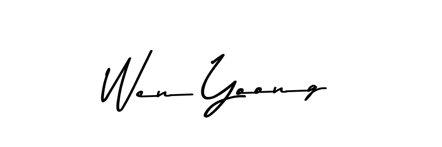 You should practise on your own different ways (Asem Kandis PERSONAL USE) to write your name (Wen Yoong) in signature. don't let someone else do it for you. Wen Yoong signature style 9 images and pictures png