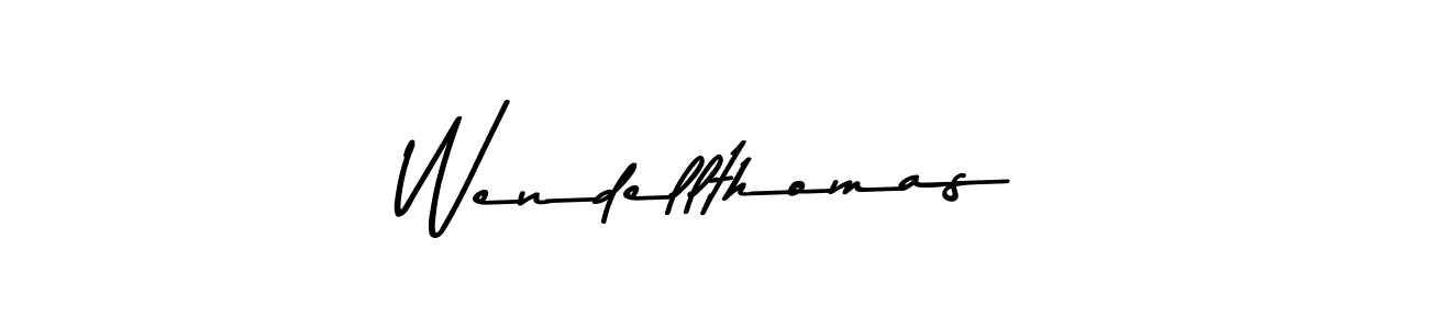 Use a signature maker to create a handwritten signature online. With this signature software, you can design (Asem Kandis PERSONAL USE) your own signature for name Wendellthomas. Wendellthomas signature style 9 images and pictures png