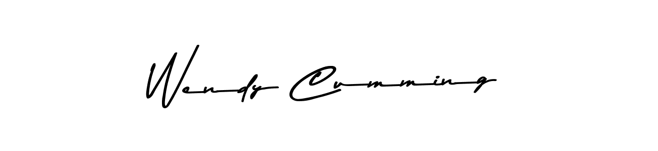 Use a signature maker to create a handwritten signature online. With this signature software, you can design (Asem Kandis PERSONAL USE) your own signature for name Wendy Cumming. Wendy Cumming signature style 9 images and pictures png