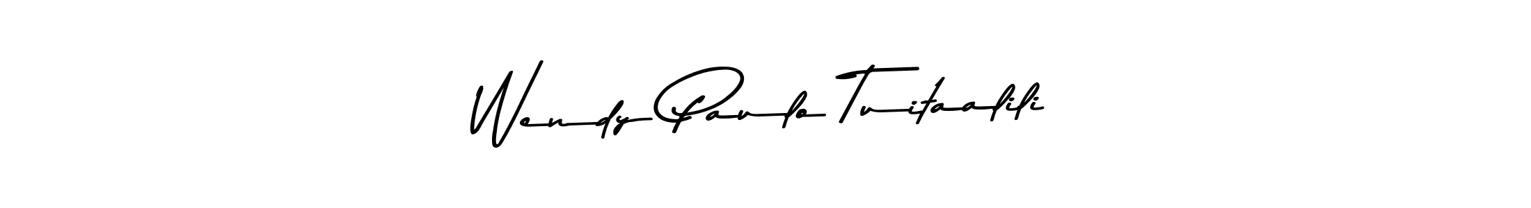 Create a beautiful signature design for name Wendy Paulo Tuitaalili. With this signature (Asem Kandis PERSONAL USE) fonts, you can make a handwritten signature for free. Wendy Paulo Tuitaalili signature style 9 images and pictures png