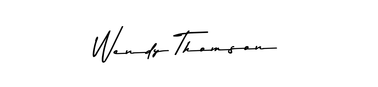 Wendy Thomson stylish signature style. Best Handwritten Sign (Asem Kandis PERSONAL USE) for my name. Handwritten Signature Collection Ideas for my name Wendy Thomson. Wendy Thomson signature style 9 images and pictures png