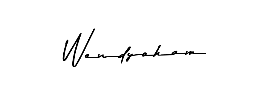 Wendyoham stylish signature style. Best Handwritten Sign (Asem Kandis PERSONAL USE) for my name. Handwritten Signature Collection Ideas for my name Wendyoham. Wendyoham signature style 9 images and pictures png