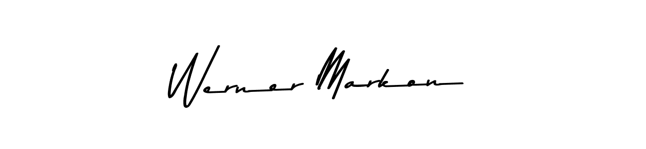 How to Draw Werner Markon signature style? Asem Kandis PERSONAL USE is a latest design signature styles for name Werner Markon. Werner Markon signature style 9 images and pictures png