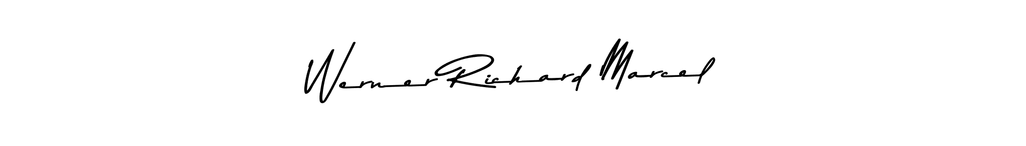 Asem Kandis PERSONAL USE is a professional signature style that is perfect for those who want to add a touch of class to their signature. It is also a great choice for those who want to make their signature more unique. Get Werner Richard Marcel name to fancy signature for free. Werner Richard Marcel signature style 9 images and pictures png