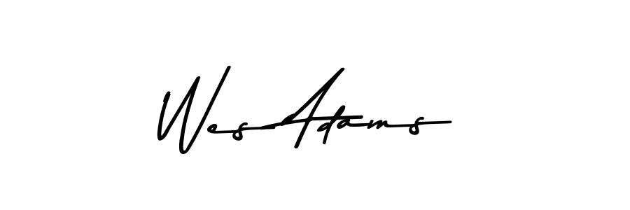 Asem Kandis PERSONAL USE is a professional signature style that is perfect for those who want to add a touch of class to their signature. It is also a great choice for those who want to make their signature more unique. Get Wes Adams name to fancy signature for free. Wes Adams signature style 9 images and pictures png