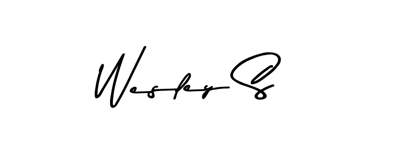 Design your own signature with our free online signature maker. With this signature software, you can create a handwritten (Asem Kandis PERSONAL USE) signature for name Wesley S. Wesley S signature style 9 images and pictures png