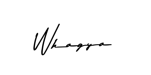 Make a beautiful signature design for name Whagya. With this signature (Asem Kandis PERSONAL USE) style, you can create a handwritten signature for free. Whagya signature style 9 images and pictures png