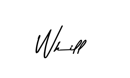 Design your own signature with our free online signature maker. With this signature software, you can create a handwritten (Asem Kandis PERSONAL USE) signature for name Whill. Whill signature style 9 images and pictures png