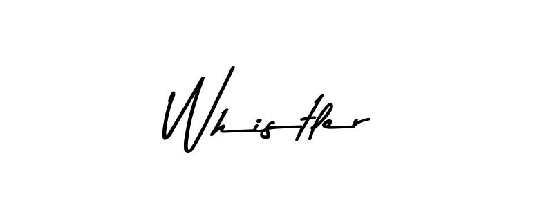 How to make Whistler name signature. Use Asem Kandis PERSONAL USE style for creating short signs online. This is the latest handwritten sign. Whistler signature style 9 images and pictures png
