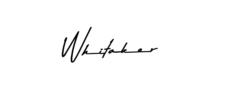 Design your own signature with our free online signature maker. With this signature software, you can create a handwritten (Asem Kandis PERSONAL USE) signature for name Whitaker. Whitaker signature style 9 images and pictures png