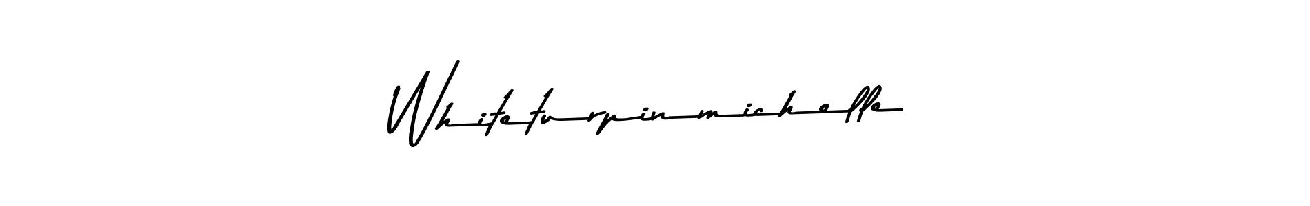 Also we have Whiteturpinmichelle name is the best signature style. Create professional handwritten signature collection using Asem Kandis PERSONAL USE autograph style. Whiteturpinmichelle signature style 9 images and pictures png