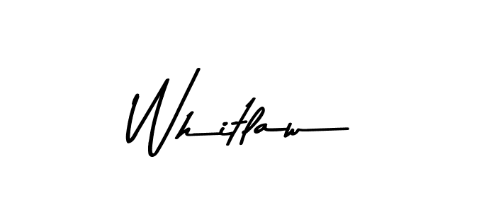 Make a beautiful signature design for name Whitlaw. With this signature (Asem Kandis PERSONAL USE) style, you can create a handwritten signature for free. Whitlaw signature style 9 images and pictures png