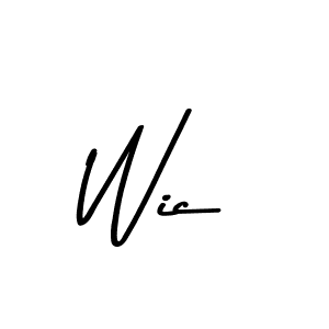 Create a beautiful signature design for name Wic. With this signature (Asem Kandis PERSONAL USE) fonts, you can make a handwritten signature for free. Wic signature style 9 images and pictures png