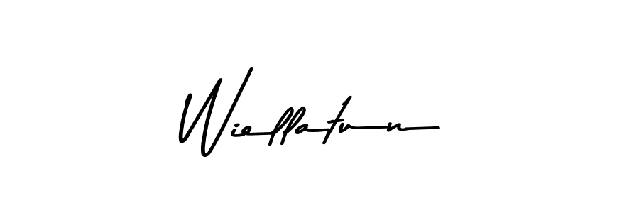 It looks lik you need a new signature style for name Wiellatun. Design unique handwritten (Asem Kandis PERSONAL USE) signature with our free signature maker in just a few clicks. Wiellatun signature style 9 images and pictures png