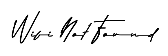 Looking for an artistic signature for Wifi Not Found? The Asem Kandis PERSONAL USE calligraphy style gives a sophisticated flow suitable for business cards and emails. Wifi Not Found signature style 9 images and pictures png