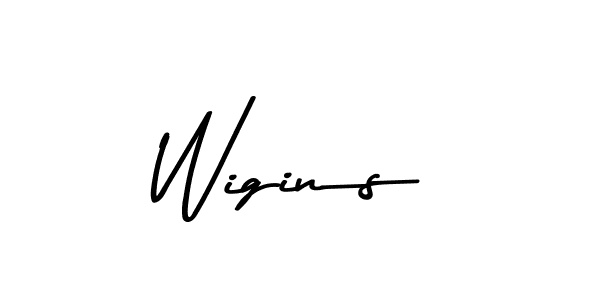 if you are searching for the best signature style for your name Wigins. so please give up your signature search. here we have designed multiple signature styles  using Asem Kandis PERSONAL USE. Wigins signature style 9 images and pictures png