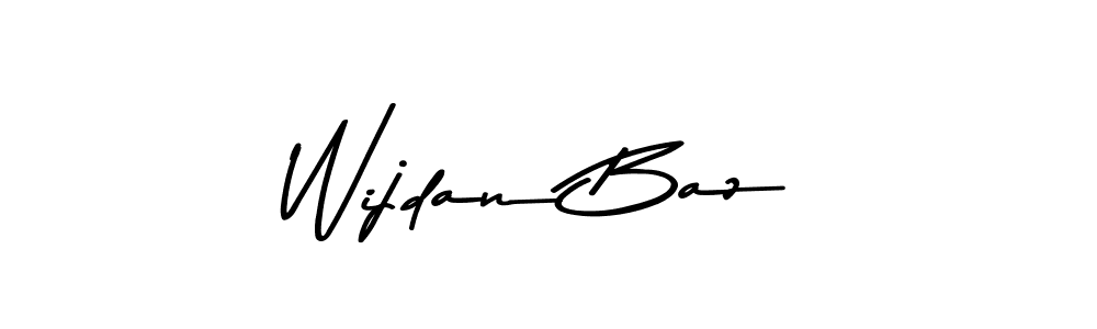 You should practise on your own different ways (Asem Kandis PERSONAL USE) to write your name (Wijdan Baz) in signature. don't let someone else do it for you. Wijdan Baz signature style 9 images and pictures png