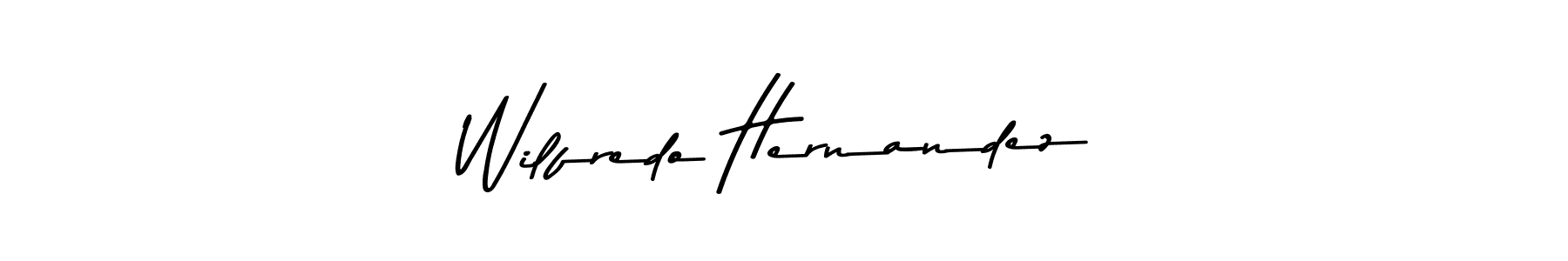How to make Wilfredo Hernandez name signature. Use Asem Kandis PERSONAL USE style for creating short signs online. This is the latest handwritten sign. Wilfredo Hernandez signature style 9 images and pictures png