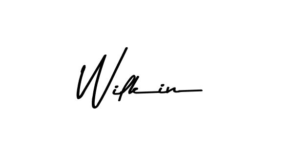 Create a beautiful signature design for name Wilkin. With this signature (Asem Kandis PERSONAL USE) fonts, you can make a handwritten signature for free. Wilkin signature style 9 images and pictures png