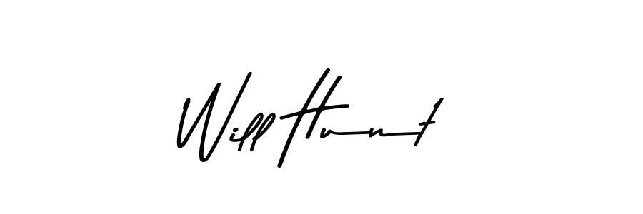 Design your own signature with our free online signature maker. With this signature software, you can create a handwritten (Asem Kandis PERSONAL USE) signature for name Will Hunt. Will Hunt signature style 9 images and pictures png