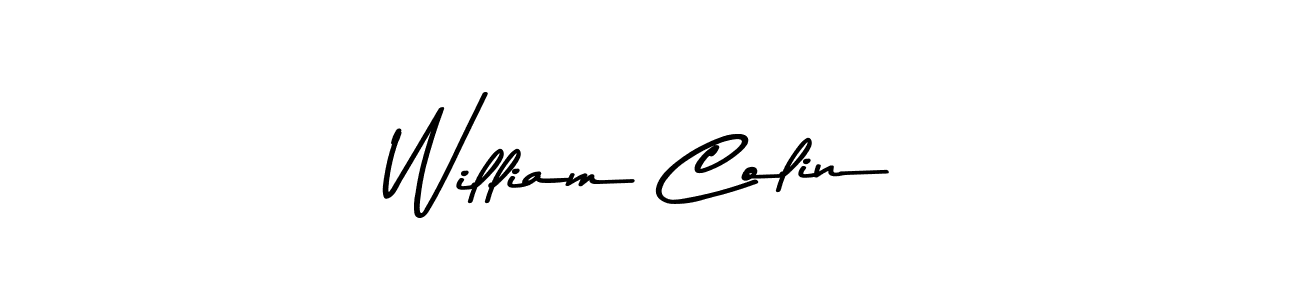 You should practise on your own different ways (Asem Kandis PERSONAL USE) to write your name (William Colin) in signature. don't let someone else do it for you. William Colin signature style 9 images and pictures png