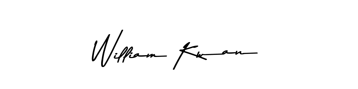 William Kwan stylish signature style. Best Handwritten Sign (Asem Kandis PERSONAL USE) for my name. Handwritten Signature Collection Ideas for my name William Kwan. William Kwan signature style 9 images and pictures png