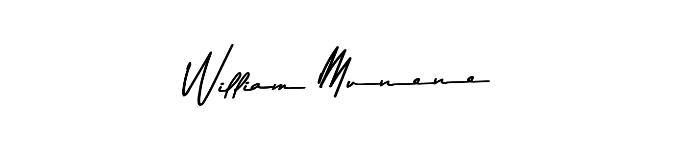 Asem Kandis PERSONAL USE is a professional signature style that is perfect for those who want to add a touch of class to their signature. It is also a great choice for those who want to make their signature more unique. Get William Munene name to fancy signature for free. William Munene signature style 9 images and pictures png