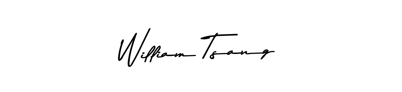 William Tsang stylish signature style. Best Handwritten Sign (Asem Kandis PERSONAL USE) for my name. Handwritten Signature Collection Ideas for my name William Tsang. William Tsang signature style 9 images and pictures png