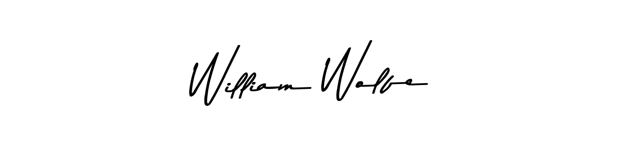 Also You can easily find your signature by using the search form. We will create William Wolfe name handwritten signature images for you free of cost using Asem Kandis PERSONAL USE sign style. William Wolfe signature style 9 images and pictures png