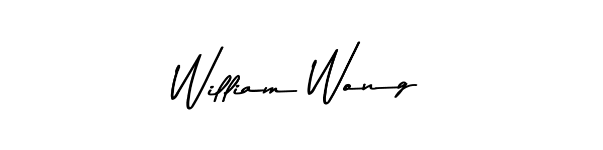 Also we have William Wong name is the best signature style. Create professional handwritten signature collection using Asem Kandis PERSONAL USE autograph style. William Wong signature style 9 images and pictures png