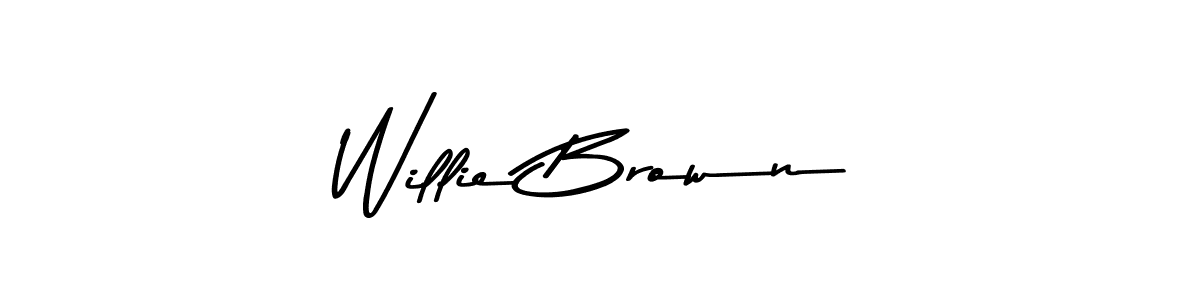 Design your own signature with our free online signature maker. With this signature software, you can create a handwritten (Asem Kandis PERSONAL USE) signature for name Willie Brown. Willie Brown signature style 9 images and pictures png