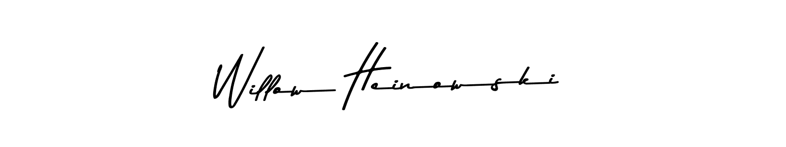 Similarly Asem Kandis PERSONAL USE is the best handwritten signature design. Signature creator online .You can use it as an online autograph creator for name Willow Heinowski. Willow Heinowski signature style 9 images and pictures png