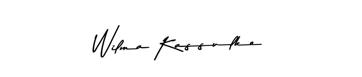 Asem Kandis PERSONAL USE is a professional signature style that is perfect for those who want to add a touch of class to their signature. It is also a great choice for those who want to make their signature more unique. Get Wilma Kassulke name to fancy signature for free. Wilma Kassulke signature style 9 images and pictures png