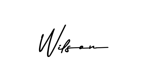 Make a beautiful signature design for name Wilson. With this signature (Asem Kandis PERSONAL USE) style, you can create a handwritten signature for free. Wilson signature style 9 images and pictures png