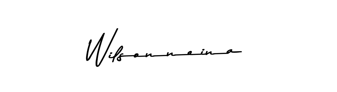 Design your own signature with our free online signature maker. With this signature software, you can create a handwritten (Asem Kandis PERSONAL USE) signature for name Wilsonneina. Wilsonneina signature style 9 images and pictures png