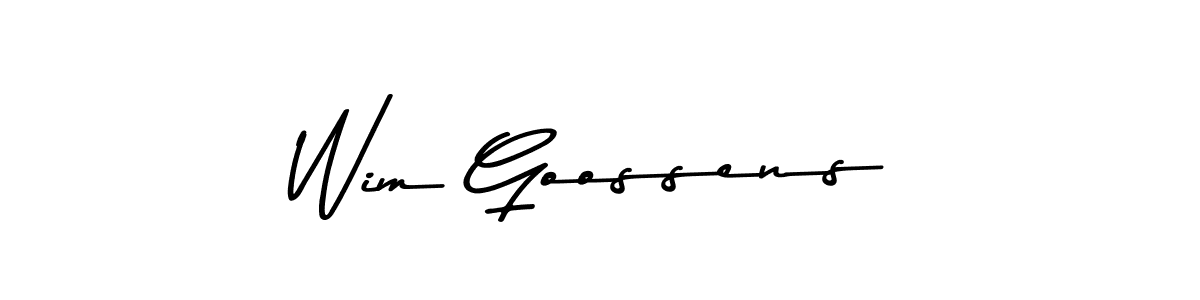 Asem Kandis PERSONAL USE is a professional signature style that is perfect for those who want to add a touch of class to their signature. It is also a great choice for those who want to make their signature more unique. Get Wim Goossens name to fancy signature for free. Wim Goossens signature style 9 images and pictures png