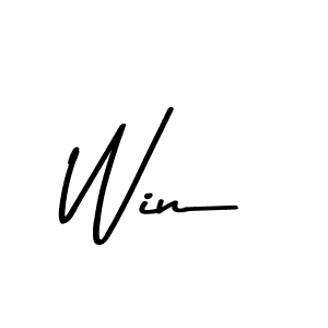 Use a signature maker to create a handwritten signature online. With this signature software, you can design (Asem Kandis PERSONAL USE) your own signature for name Win. Win signature style 9 images and pictures png