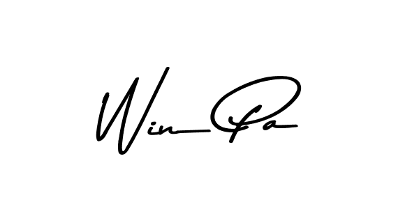 Also You can easily find your signature by using the search form. We will create Win Pa name handwritten signature images for you free of cost using Asem Kandis PERSONAL USE sign style. Win Pa signature style 9 images and pictures png