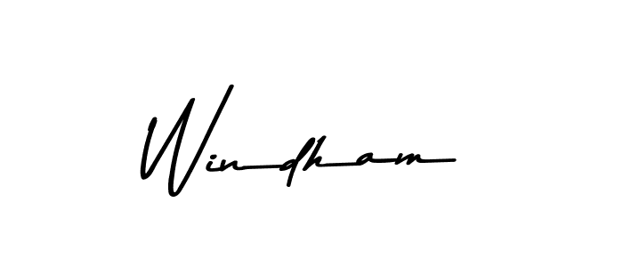 How to make Windham signature? Asem Kandis PERSONAL USE is a professional autograph style. Create handwritten signature for Windham name. Windham signature style 9 images and pictures png