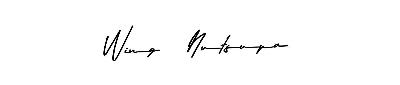 You can use this online signature creator to create a handwritten signature for the name Wing   Nutsupa. This is the best online autograph maker. Wing   Nutsupa signature style 9 images and pictures png