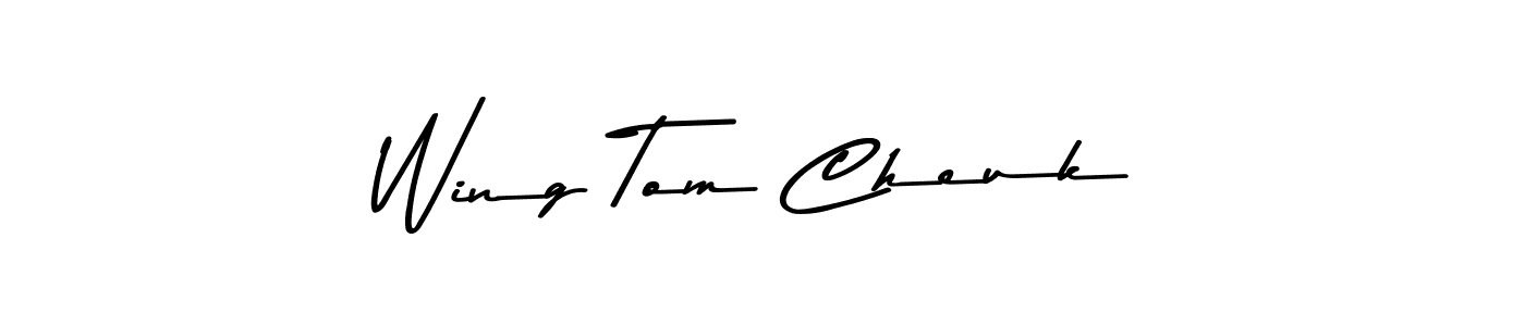 Asem Kandis PERSONAL USE is a professional signature style that is perfect for those who want to add a touch of class to their signature. It is also a great choice for those who want to make their signature more unique. Get Wing Tom Cheuk name to fancy signature for free. Wing Tom Cheuk signature style 9 images and pictures png