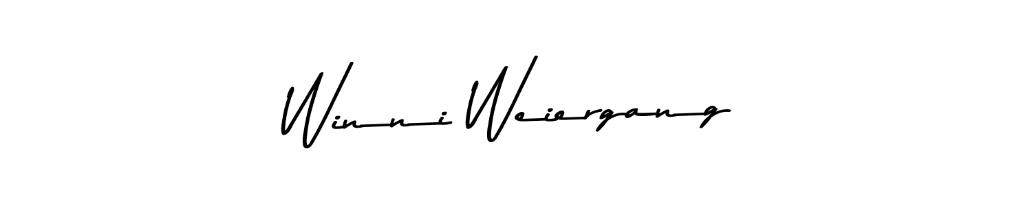 It looks lik you need a new signature style for name Winni Weiergang. Design unique handwritten (Asem Kandis PERSONAL USE) signature with our free signature maker in just a few clicks. Winni Weiergang signature style 9 images and pictures png