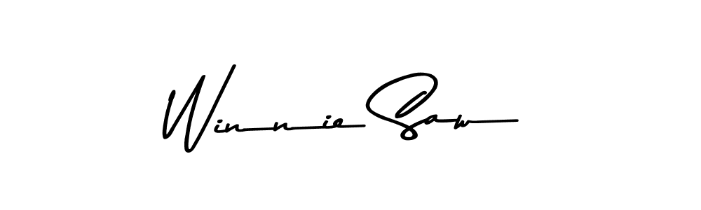 Create a beautiful signature design for name Winnie Saw. With this signature (Asem Kandis PERSONAL USE) fonts, you can make a handwritten signature for free. Winnie Saw signature style 9 images and pictures png