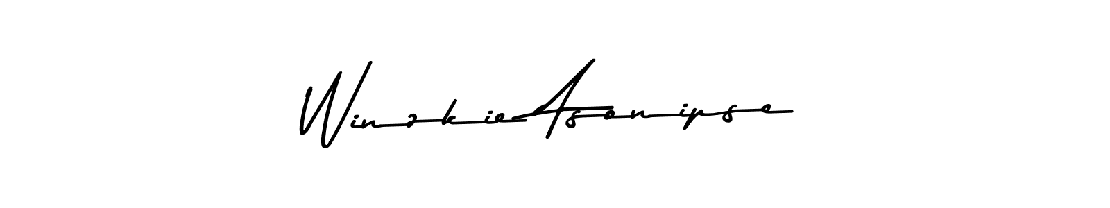 if you are searching for the best signature style for your name Winzkie Asonipse. so please give up your signature search. here we have designed multiple signature styles  using Asem Kandis PERSONAL USE. Winzkie Asonipse signature style 9 images and pictures png