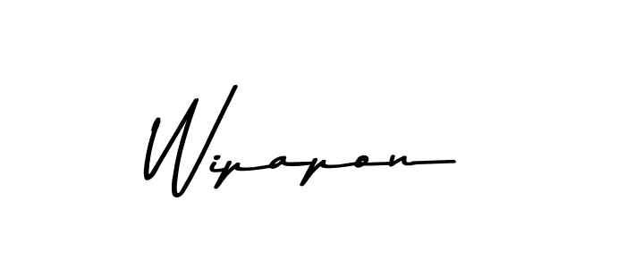 Design your own signature with our free online signature maker. With this signature software, you can create a handwritten (Asem Kandis PERSONAL USE) signature for name Wipapon. Wipapon signature style 9 images and pictures png