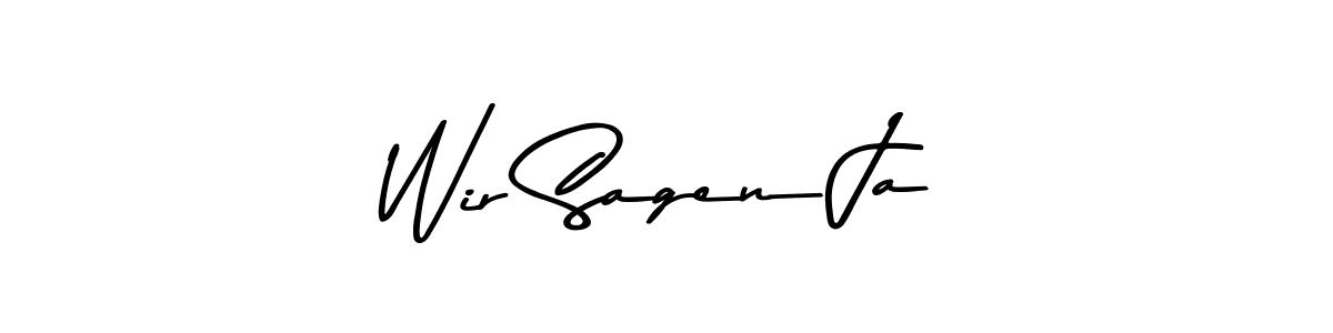 Also You can easily find your signature by using the search form. We will create Wir Sagen Ja name handwritten signature images for you free of cost using Asem Kandis PERSONAL USE sign style. Wir Sagen Ja signature style 9 images and pictures png