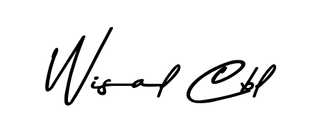 Use a signature maker to create a handwritten signature online. With this signature software, you can design (Asem Kandis PERSONAL USE) your own signature for name Wisal Cbl. Wisal Cbl signature style 9 images and pictures png