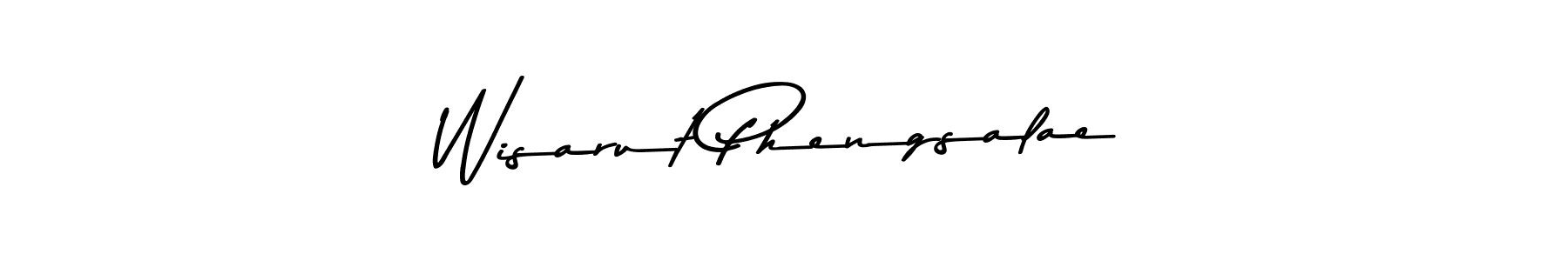 Use a signature maker to create a handwritten signature online. With this signature software, you can design (Asem Kandis PERSONAL USE) your own signature for name Wisarut Phengsalae. Wisarut Phengsalae signature style 9 images and pictures png